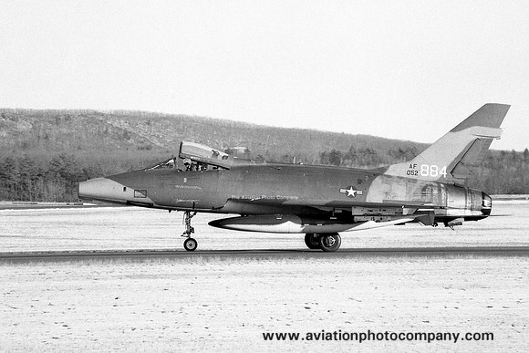 USAF Massachusetts ANG 131 TFS North American F-100D Super Sabre 55-2884 (1973)