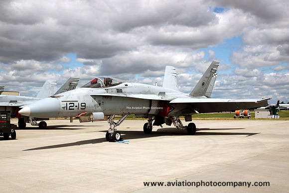 Spanish Air Force Ala 12 McDonnell Douglas EF-18M Hornet C.15-61/12-19 at RIAT Fairford (2009)