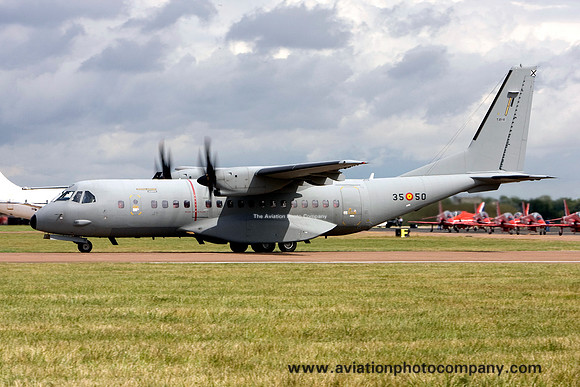 Spanish Air Force Ala 35 CASA C-295M T.21-12/35-50 at RIAT Fairford (2009)