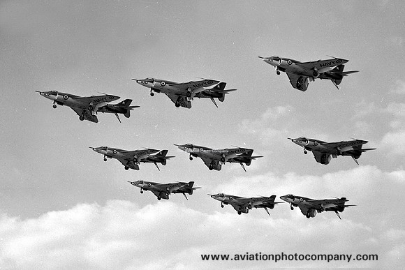 Royal Navy 800 Squadron Supermarine Scimitar F.1 Formation