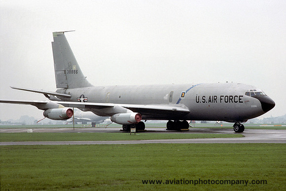 USAF 9th Bomb Wing Boeing KC-135A 63-8886 at RAF Mildenhall (1976)