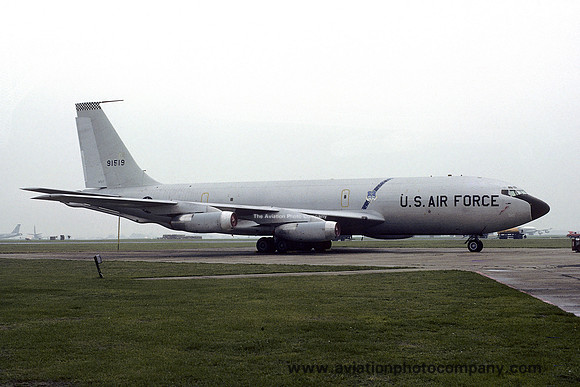 USAF 305 ARW Boeing KC-135A 59-1519 at RAF Mildenhall (1976)