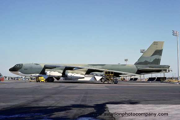 USAF 93rd Bomb Wing Boeing B-52G 58-0167 (1975)