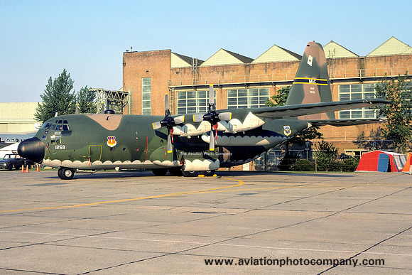 USAF 317 TAW Lockheed C-130E Hercules 70-1259 at Mildenhall Air Fete (1977)