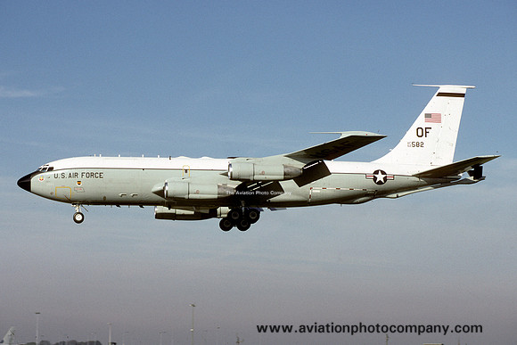 USAF 55th Wing Boeing EC-135E 62-3582/OF at RAF Waddington (1999)
