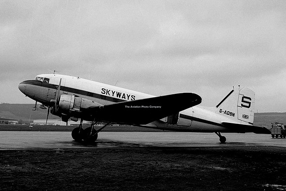 Skyways Douglas C-47 Dakota G-AOBN (1977)