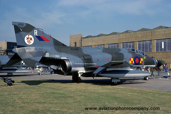 RAF 92 Squadron McDonnell F-4M Phantom FGR.2 XV499/R (1977)
