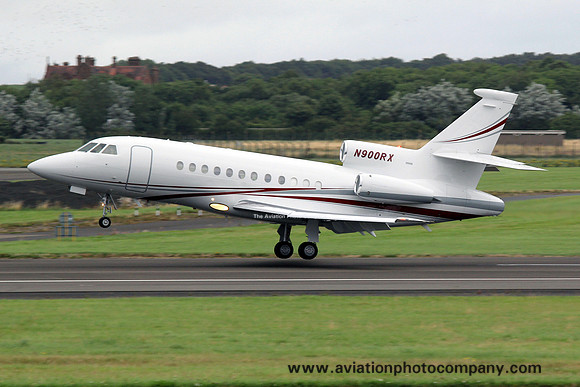 Dassault Falcon 900 N900RX at Prestwick (2013)