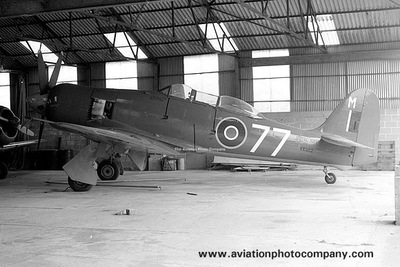 Royal Navy Hawker Sea Fury T.20 VX302