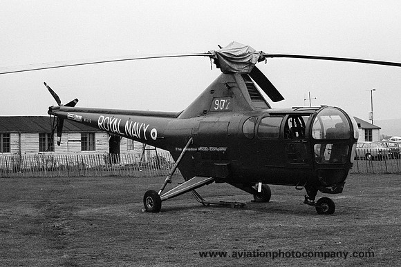 Royal Navy Westland Dragonfly HR.3 WG719 at the Rotorcraft Museum (1978)