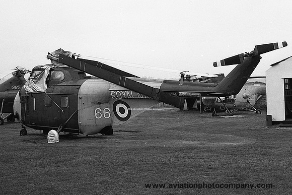 Royal Navy Westland Whirlwind HAS.7 XG596 at the Rotorcraft Museum (1978)
