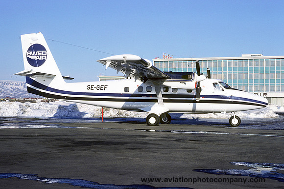 Swedair DHC-6-300 Twin Otter SE-GEF (1979)