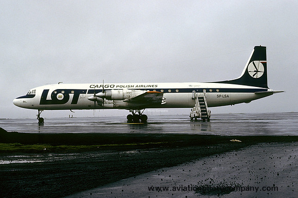 LOT Cargo Ilyushin Il-18 SP-LSA (1979)