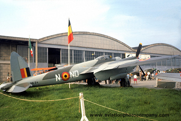 Belgian Air Force De Havilland Mosquito NF.30 MB-24 (1968)