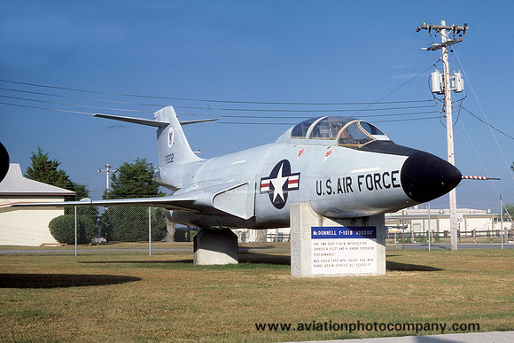 USAF McDonnell F-101F 57-0332 displayed at Tyndall AFB (1984)
