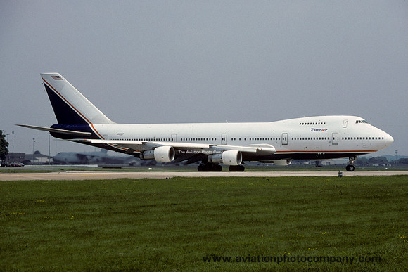 Tower Air Boeing 747-200 N620FF at RAF Mildenhall (1999)