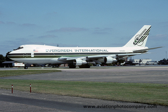 Evergreen International Boeing 747-200 N482EV at RAF Mildenhall (1999)