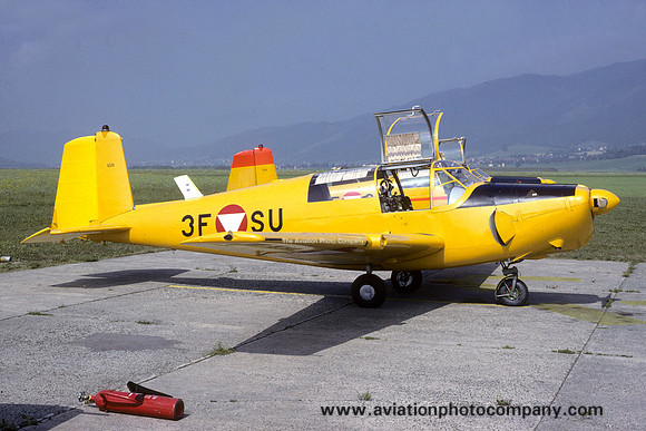 Austrian Air Force Fliegerschule SAAB Safir 3F-SU (1986)
