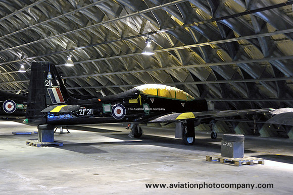 RAF Short Tucano T.1 ZF211 stored at RAF Shawbury (2011)