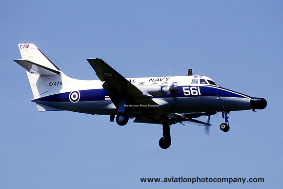 Royal Navy 750 Squadron HP Jetstream T.2 XX476/CU561 (1989)