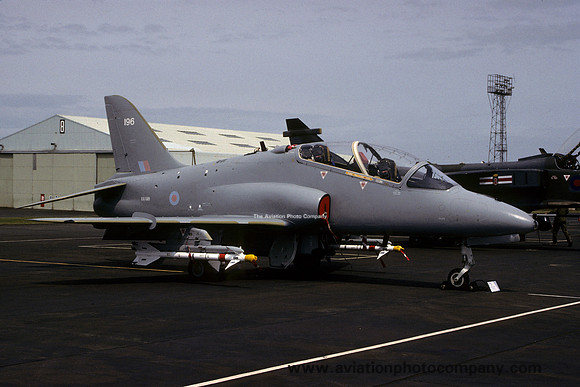RAF 1 TWU Hawker Siddeley Hawk T.1 XX196 (1989)