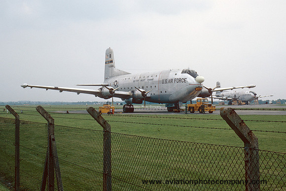 USAF 349 MAW Douglas C-124C Globemaster II 51-0085 at RAF Mildenhall (1968)