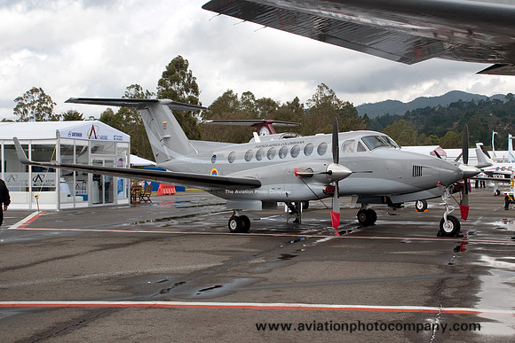 Colombian Air Force CATAM Beech King Air 350 FAC5078 at Rionegro (2013)