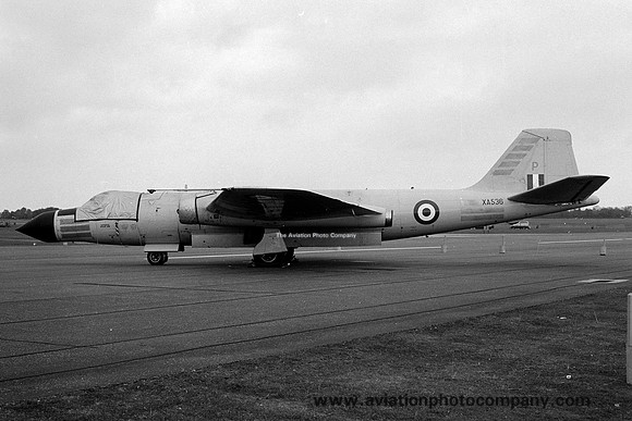 RAF 100 Squadron English Electric Canberra T.19 XA536/P (1978)