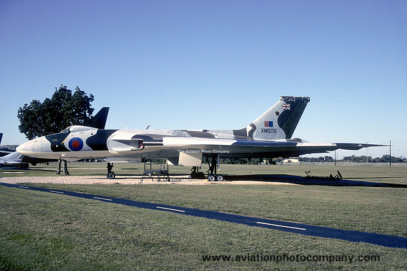RAF Avro Vulcan B.2 XM606 displayed at Barksdale AFB (1994)