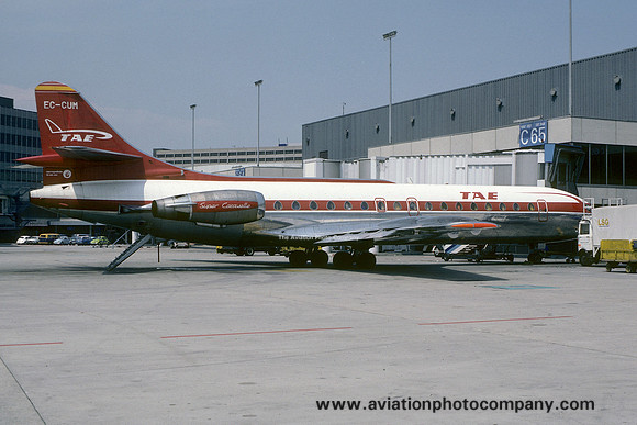 TAE-Trabajos Aereos y Enlaces Sud Aviation SE.210 Caravelle 10-B3 EC-CUM (1978)