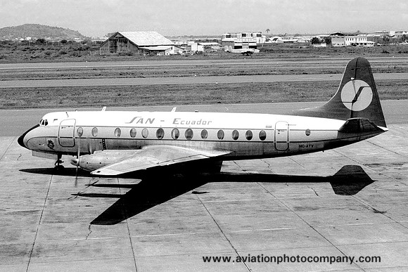 SAN Ecuador Vickers Viscount HC-ATV (1975)