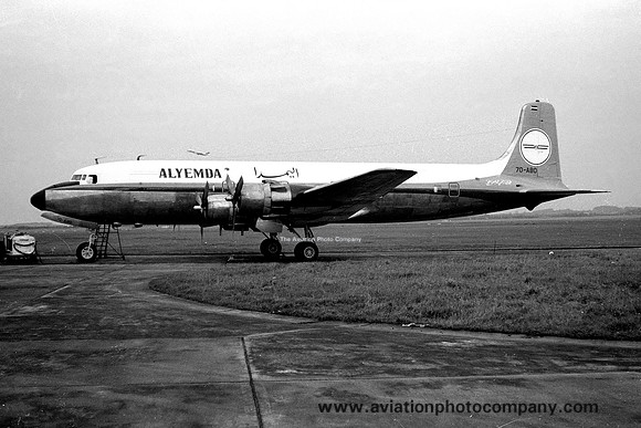 Alyemda Douglas DC-6 7O-ABO (1976)