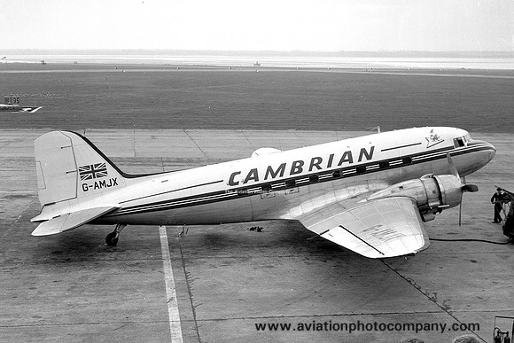 Cambrian Douglas C-47 Dakota G-AMJX (1961)