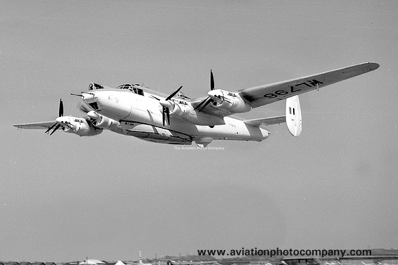 RAF Avro Shackleton MR.2 WL796 with rescue boat under fuselage (1953)