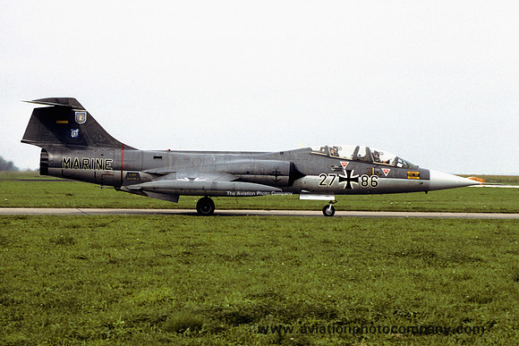 German Navy MFG2/LVR1 Lockheed TF-104G Starfighter 27+86 (1986)