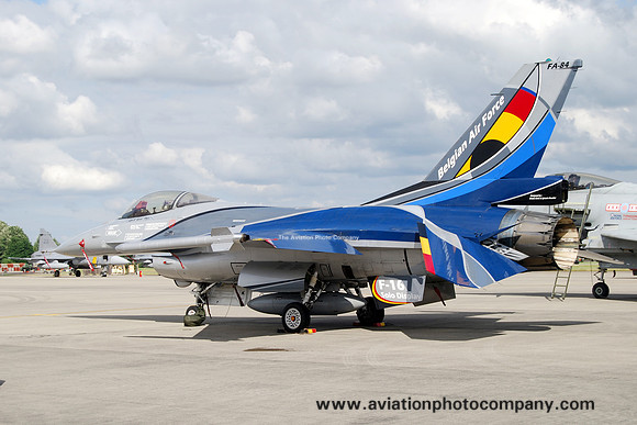 Belgian Air Force GD F-16AM FA-84 at RIAT Fairford (2014)