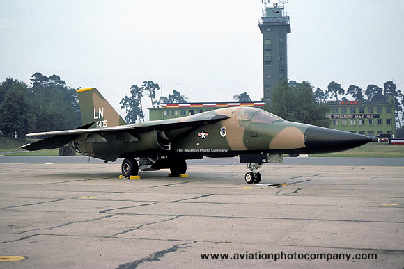 USAF 48 TFW 493 TFS GD F-111F 70-2405/LN (1977)