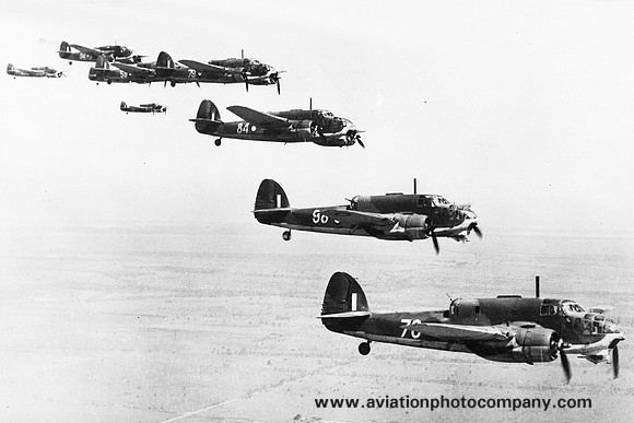Royal Australian Air Force Bristol Beaufort VII Air to Air Formation