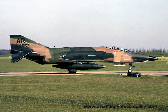 USAF 10 TRW 1 TRS McDonnell RF-4C Phantom 68-0553/AR (1981)