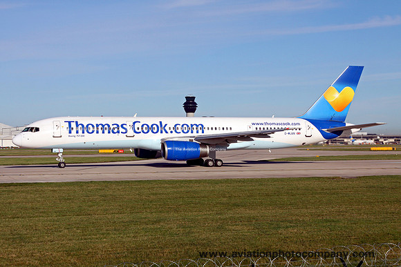Thomas Cook Boeing 757-200 G-WJAN at Manchester (2013)