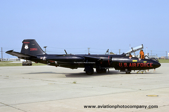 USAF Vermont ANG 134 DSES Martin B-57C 53-3856 (1977)