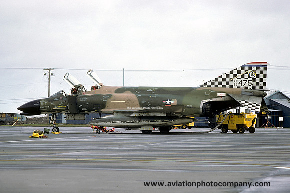 USAF 57 FIS McDonnell F-4C Phantom 63-7475 at Keflavik (1977)