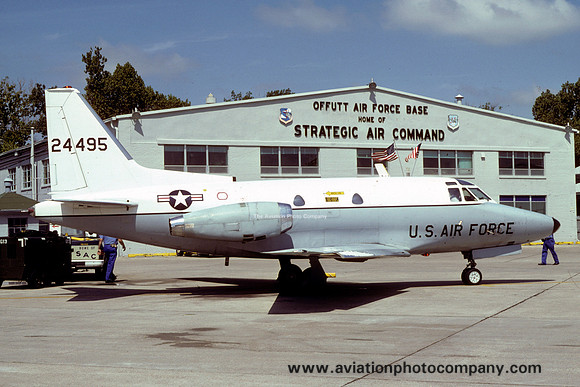 USAF 375 AAW North American T-39A Sabreliner 62-4495 at Offutt AFB (1980)