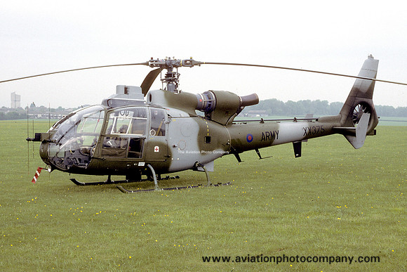 AAC 658 Squadron Westland Gazelle AH.1 XX375 at Middle Wallop (1994)