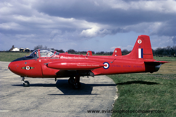 RAF Central Flying School Red Pelicans Hunting Jet Provost T.3 XN468/41 (1969)