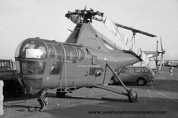 Westland Dragonfly HR.3 WG754 stored at Limassol (1970)
