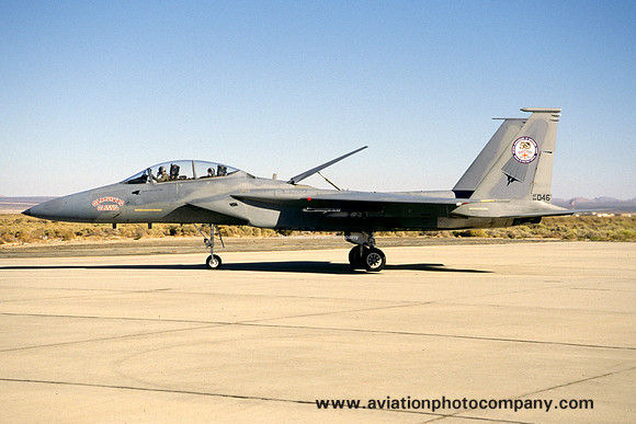 USAF 412 TW McDonnell Douglas F-15D Eagle 84-0046 at Edwards AFB (1999)