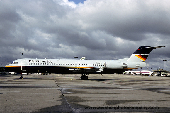 Deutsche BA Fokker F-100 F-GIOF (1994)