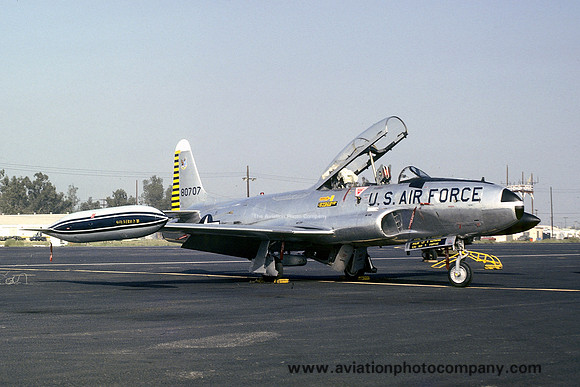 USAF 46 ADW Lockheed T-33A Shooting Star 58-0707 (1977)