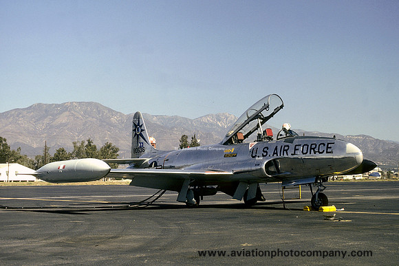 USAF 318 FIS Lockheed T-33A Shooting Star 58-0536 (1977)
